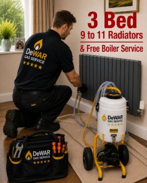 Power Flush 3 Bed Home & Boiler Service